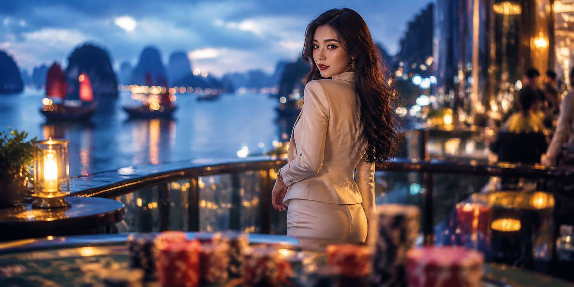 Người dùng tại Vịnh Hạ Long theo dõi bóng đá và đặt kèo thể thao trực tuyến qua điện thoại