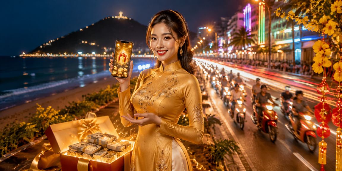 Người dùng tại Vũng Tàu thực hiện thanh toán casino trực tuyến trên điện thoại di động